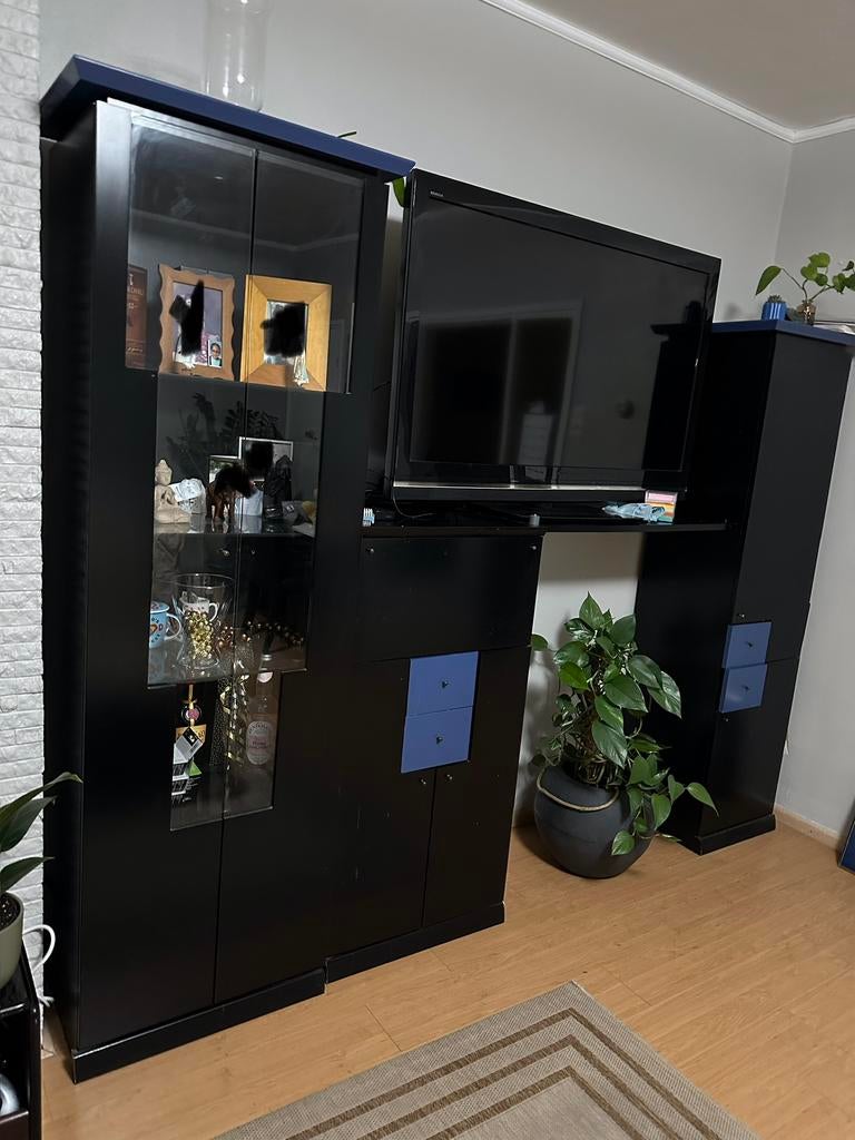 Moderne TV meubel kast - 3-delig in GRATIS OP TE HALEN, Ophalen, Gebruikt, 200 cm of meer, 150 tot 200 cm