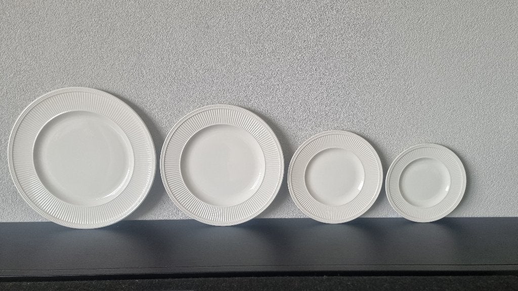 Windsor dinerborden diepe borden ontbijtborden gebaksbordjes, Ophalen of Verzenden, Zo goed als nieuw, Bord(en), Wedgwood