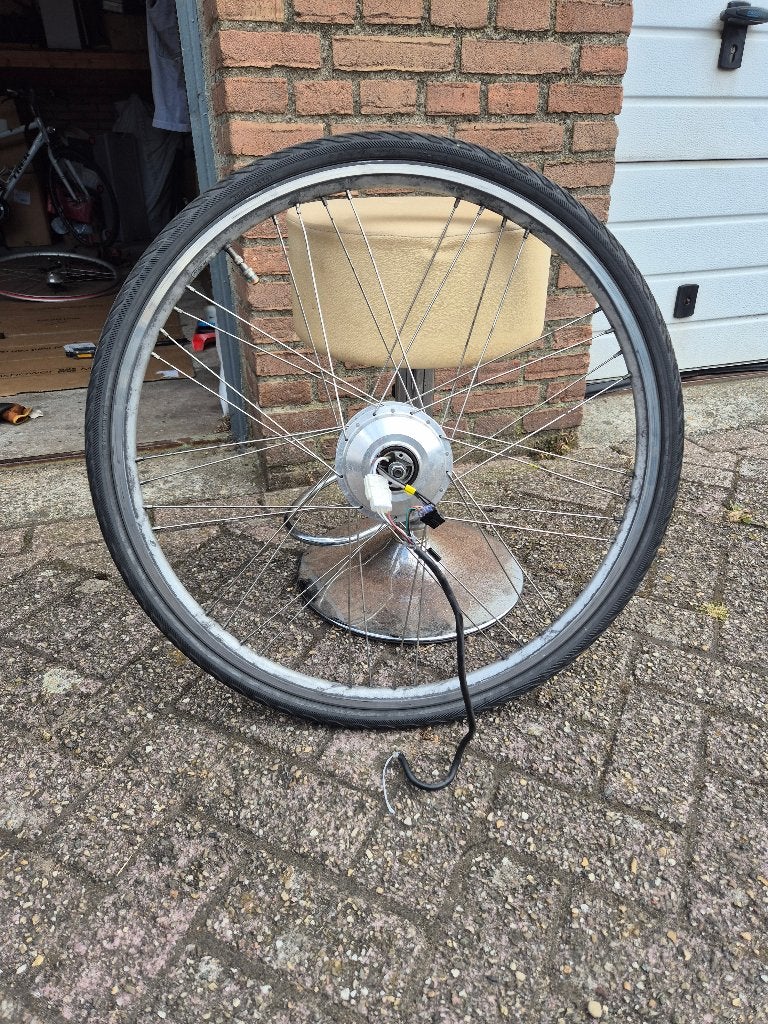 voorwielmotor Sanoy Sparta C1, Fietsen en Brommers, Fietsonderdelen, Elektrische fiets, Sparta, Gebruikt, Ophalen of Verzenden