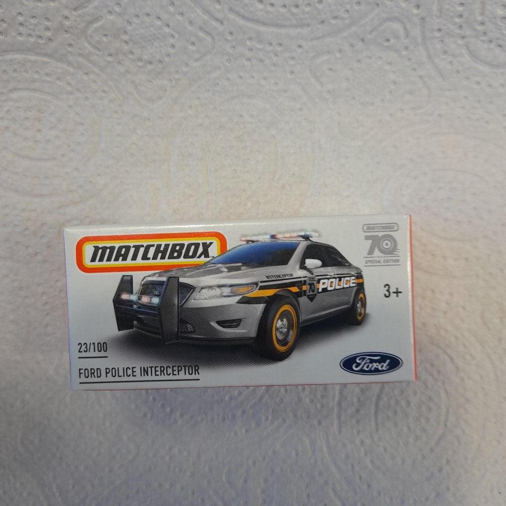 Matchbox Ford Police Interceptor. MIB, Ophalen of Verzenden, Nieuw, Auto