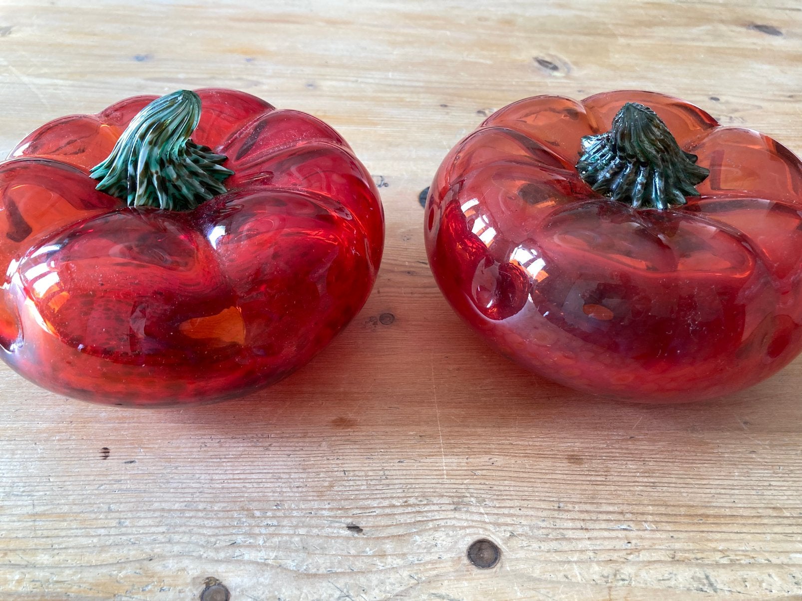 Glazen pompoenen halloween, Ophalen