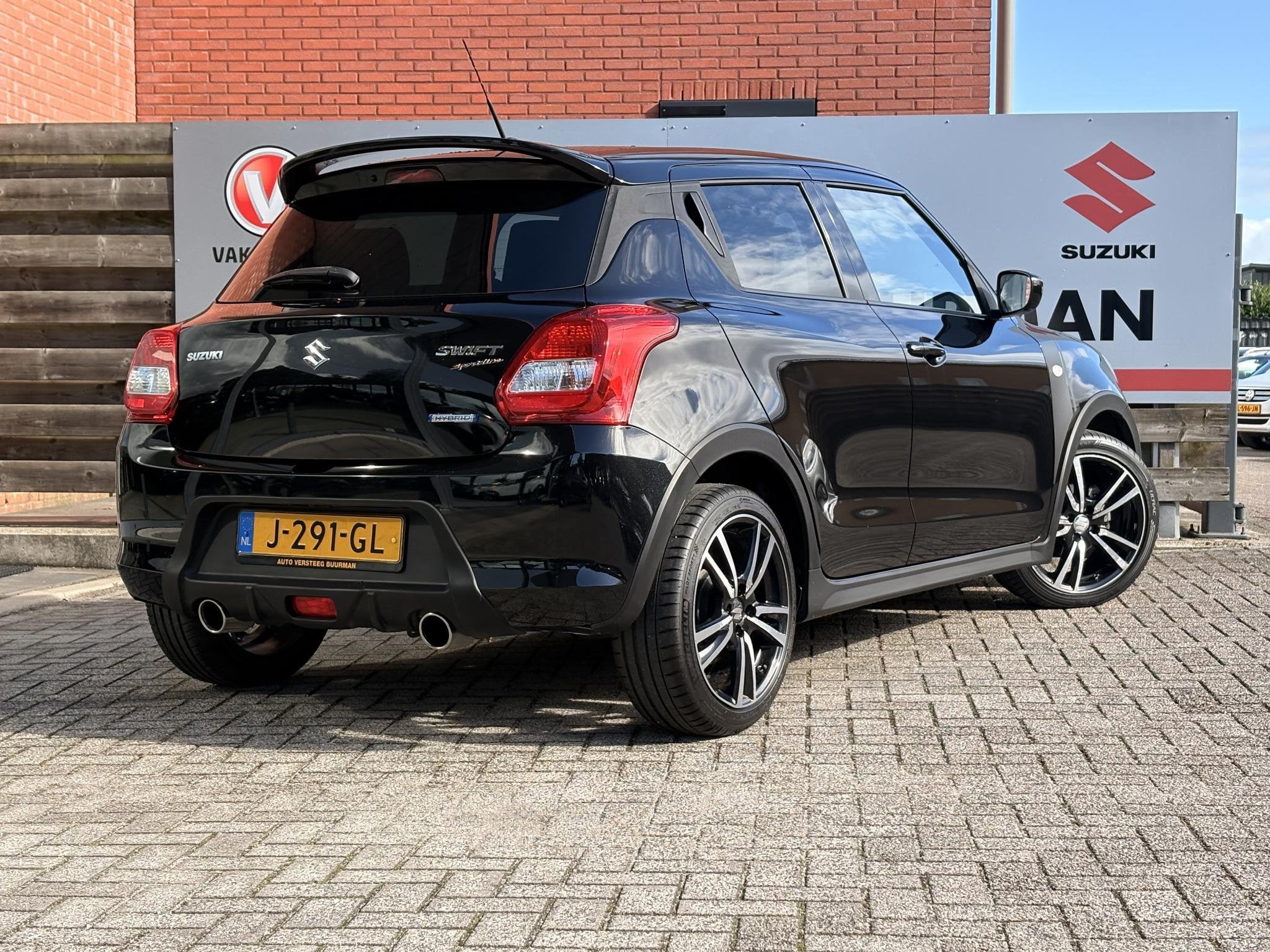Suzuki Swift 1.2 Sportline Smart Hybrid Dakspoiler, Dubbele, Auto's, Voorwielaandrijving, 12 maanden, Stof, Gebruikt