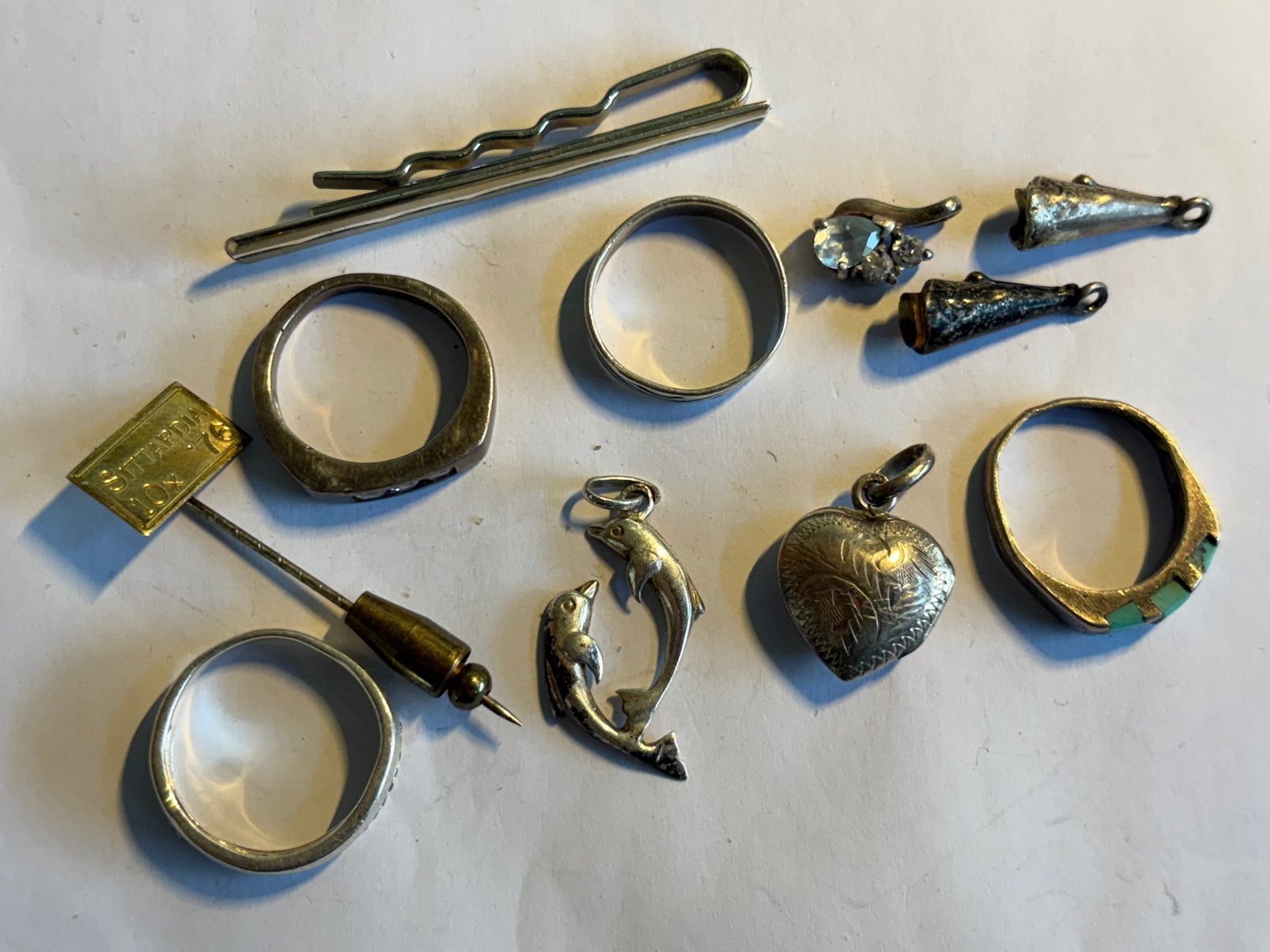 Zilveren sieraden, Sieraden, Tassen en Uiterlijk, Piercings, Ophalen of Verzenden, Zo goed als nieuw, Zilver, Overige typen