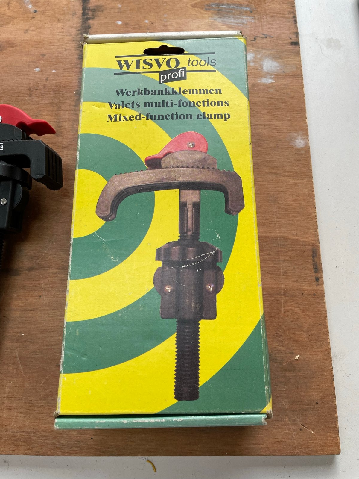 WISVO Tools Profi Werkbankklemmen - Set van 4, Ophalen, Zo goed als nieuw, Klem, Overige merken