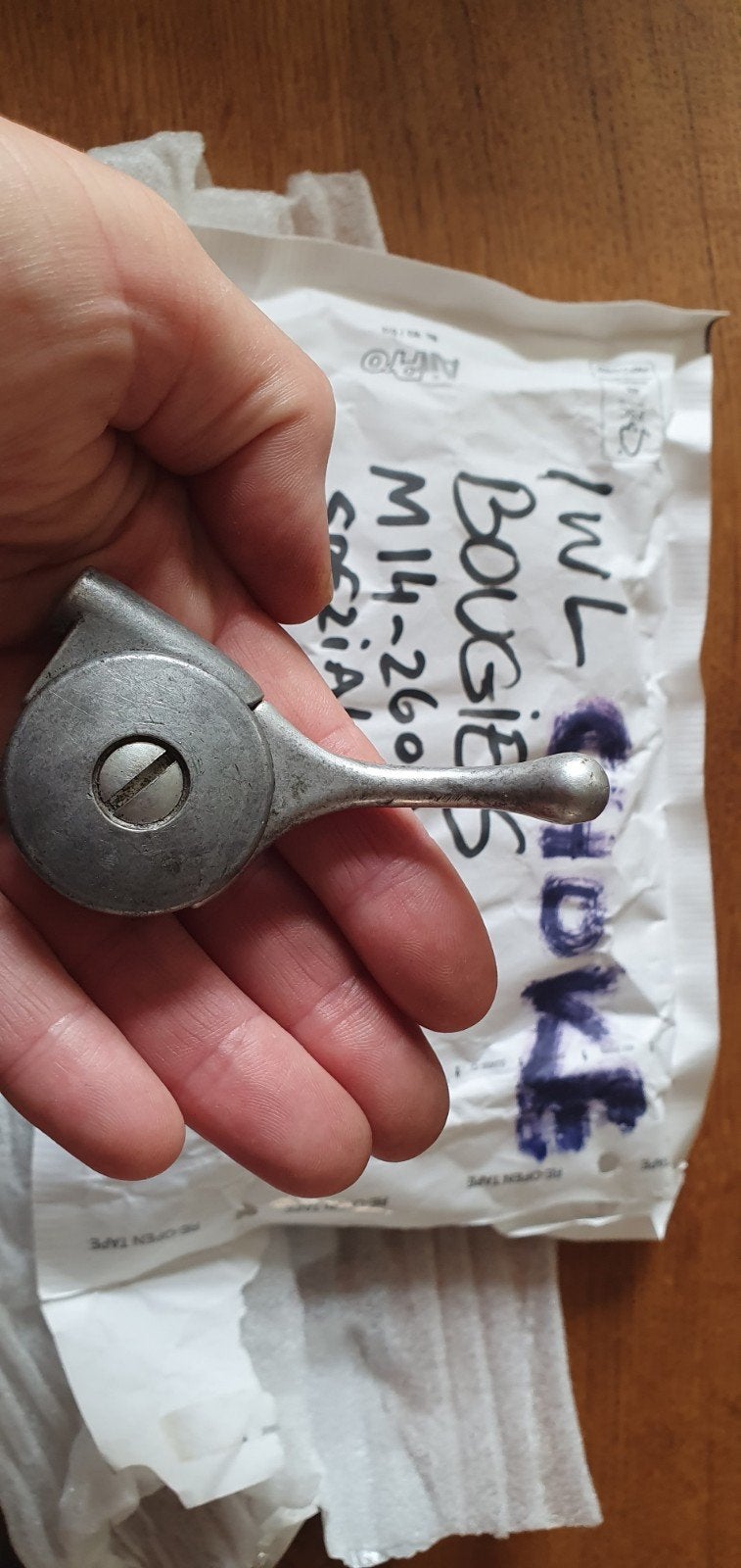 Vintage Aluminium Choke Manette - Klassieke Motoren, Ophalen of Verzenden, Nieuw