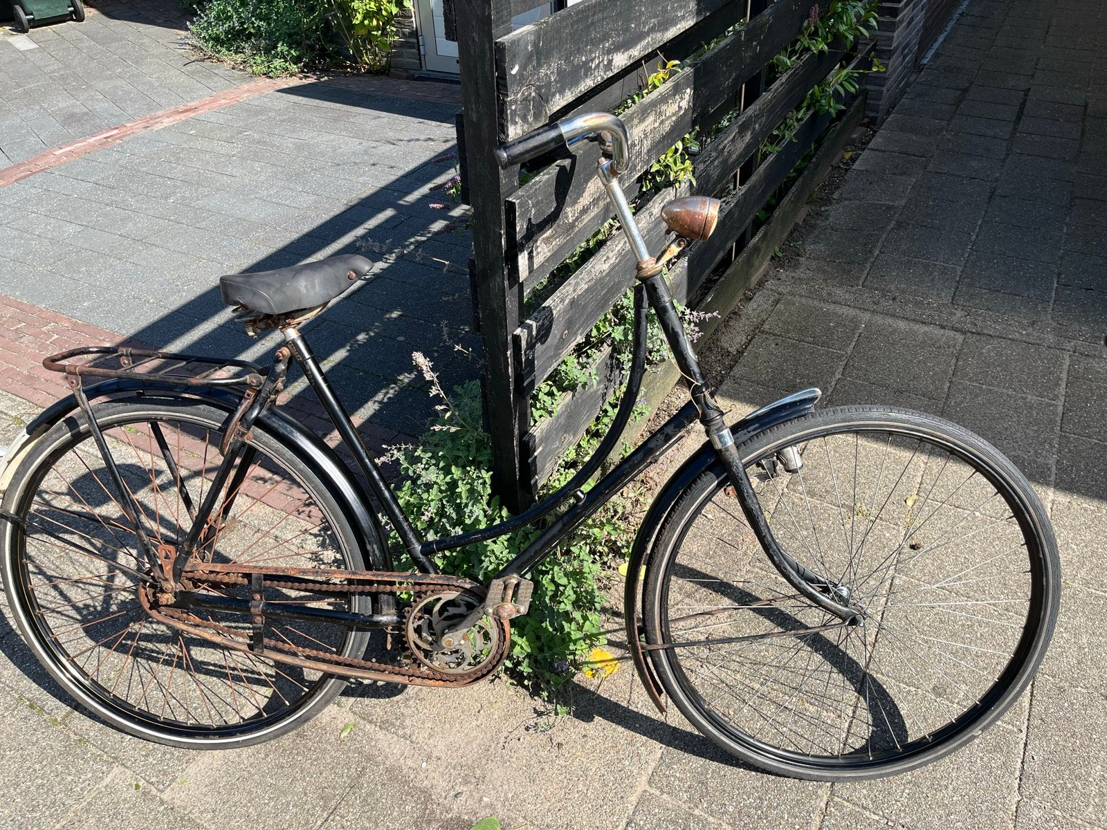 Oldtimer Gazelle Damesfiets, Ophalen