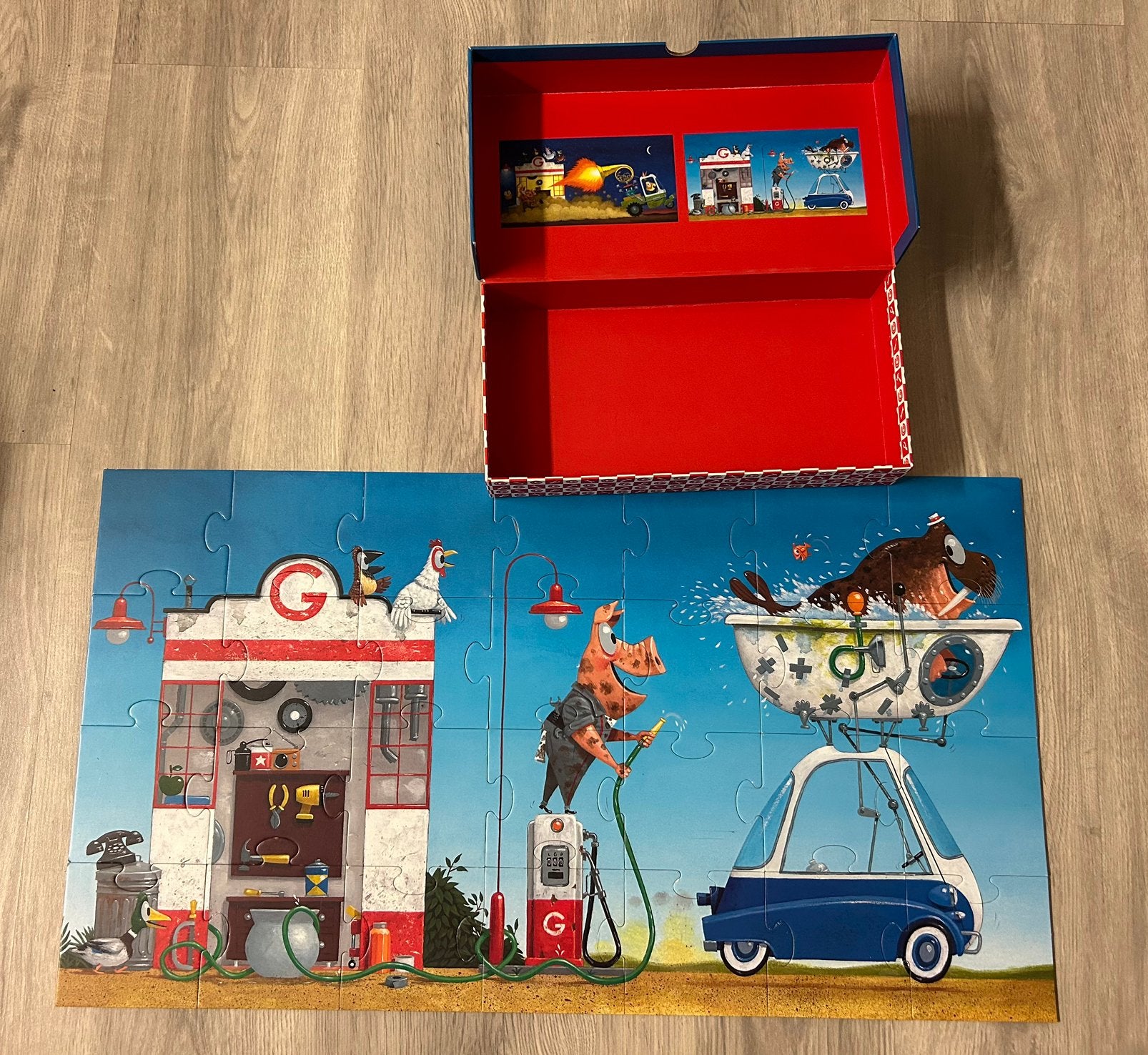 Puzzel, Ophalen of Verzenden, Meer dan 50 stukjes, Zo goed als nieuw, 6 jaar of ouder