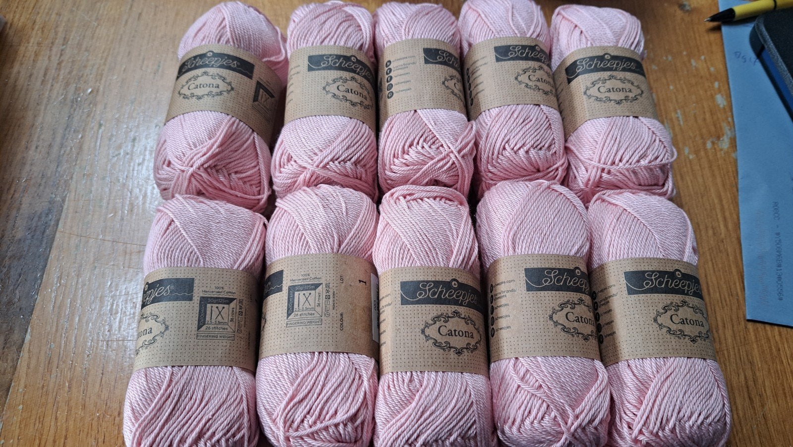 10 bollen Scheepjes Catona 50g kleur 083 - Nieuw, Breien of Haken, Nieuw, Ophalen of Verzenden, E
