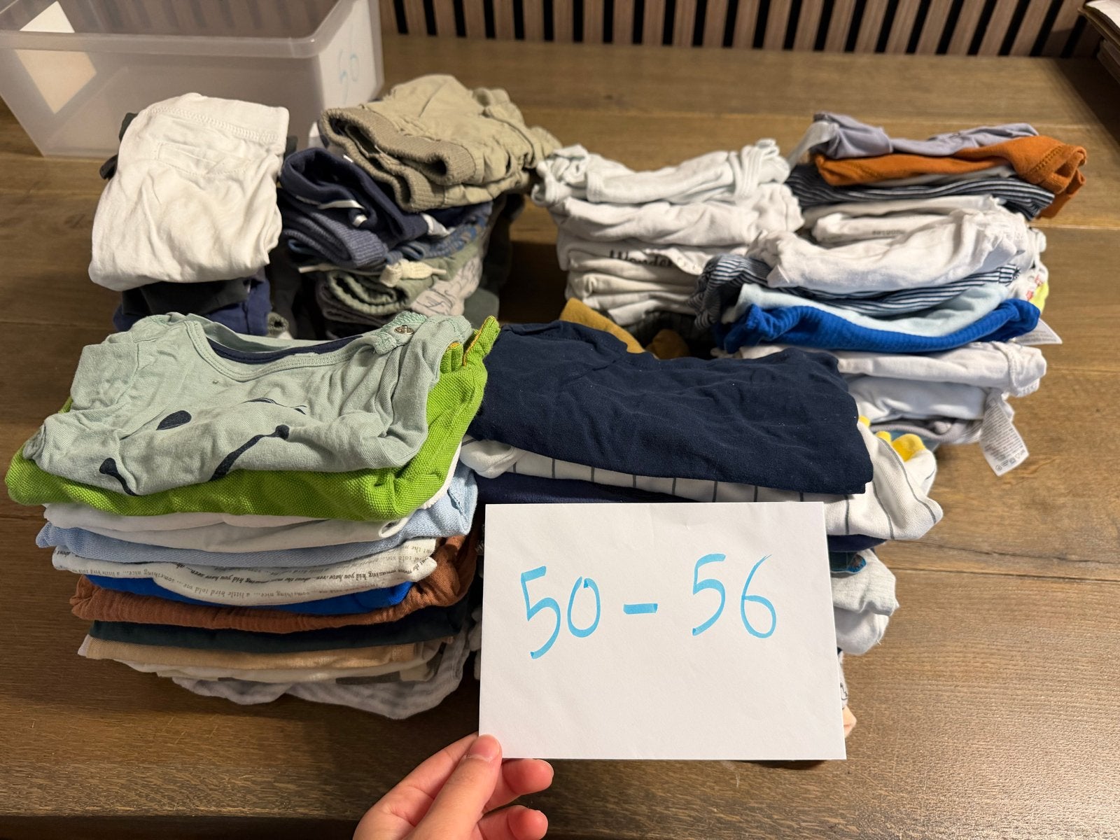 Grote kledingbundel babykleding maat 50-56, Ophalen, Gebruikt, Jongetje of Meisje