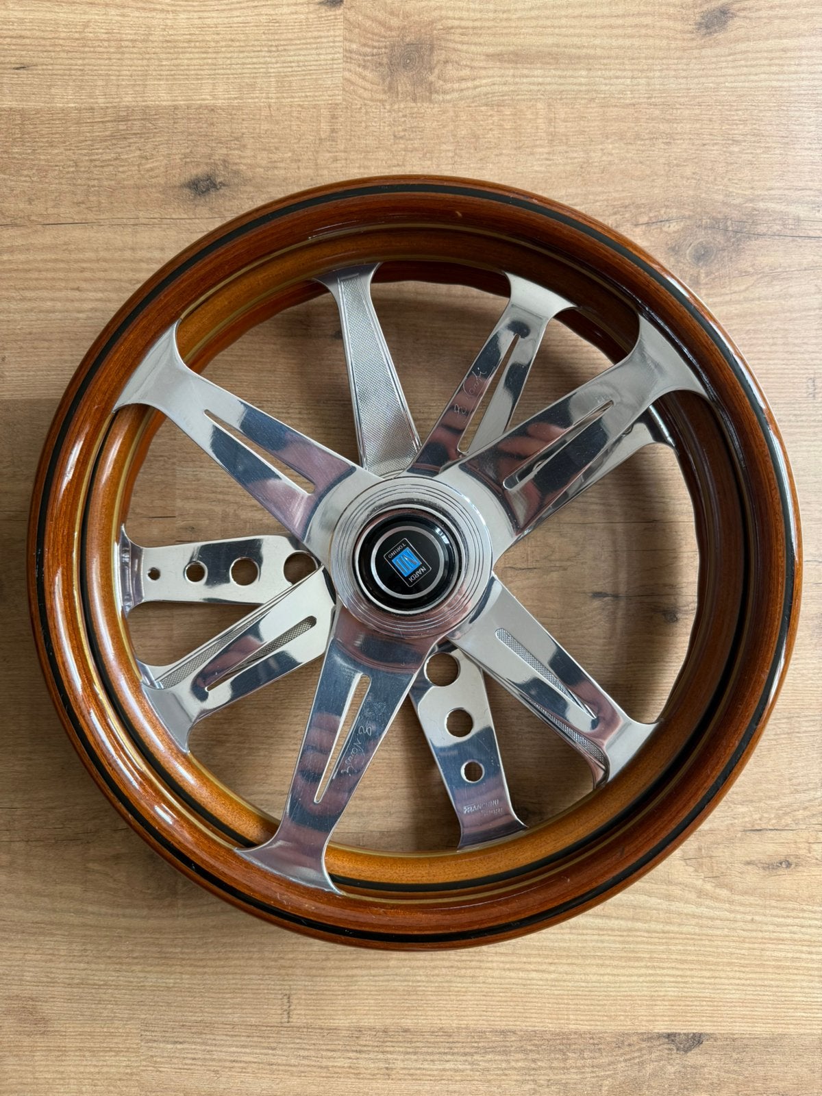 Nardi Classic Houten en Leren Sturen, Ophalen, Gebruikt, Overige automerken