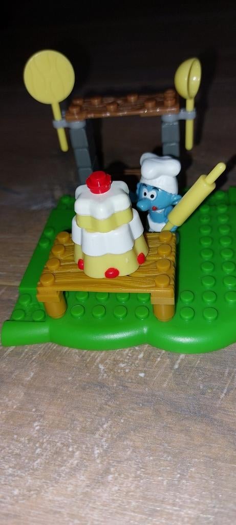 Smurfen Bakker Smurf Bouwset - Megabloks 10702, Ophalen, Zo goed als nieuw, Megabloks