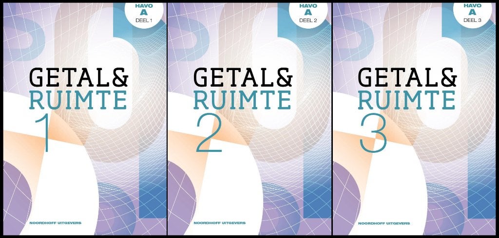 Getal & Ruimte Wiskunde A HAVO Deel 1, 2, 3 + Uitwerkingen, Boeken, Wiskunde A, Ophalen of Verzenden, Noordhoff Uitgevers, HAVO