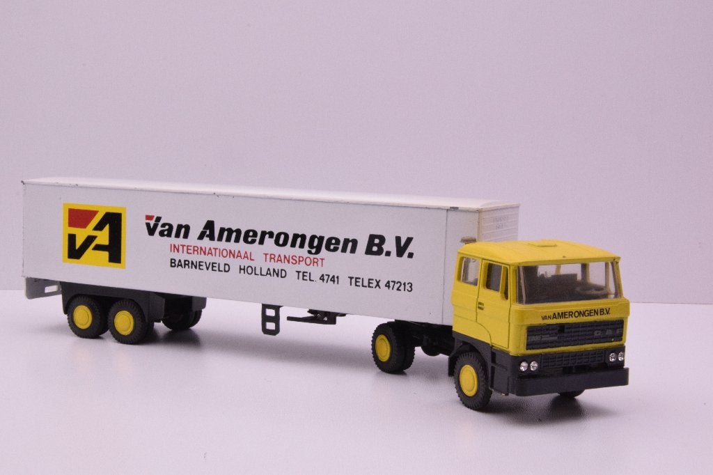DAF 2800  '' van Amerongen Barneveld ''  Lion Car, Ophalen of Verzenden, Zo goed als nieuw, Bus of Vrachtwagen, Lion Toys