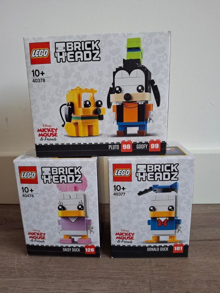 LEGO BrickHeadz Disney 40377 40378 en 40476 Nieuw geseald., Ongeopend/sealed, Lego, Nieuw, Ophalen of Verzenden