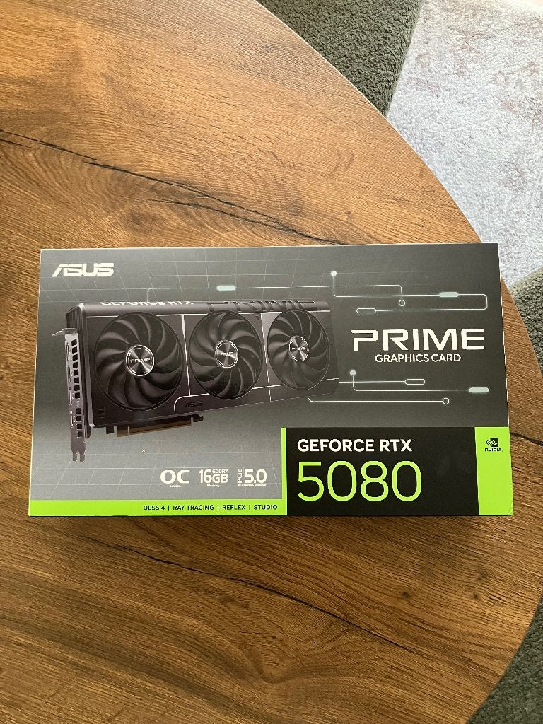 *NIEUW* NVIDIA GeForce RTX 5080 ASUS Prime 16GB videokaart, GDDR6, PCI-Express 4, Nieuw, Ophalen of Verzenden