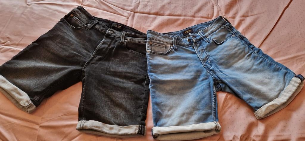 Jack & Jones Jeans Shorts - Maat S, Kleding | Heren, Spijkerbroeken en Jeans, Zwart, W32 (confectie 46) of kleiner, Ophalen of Verzenden