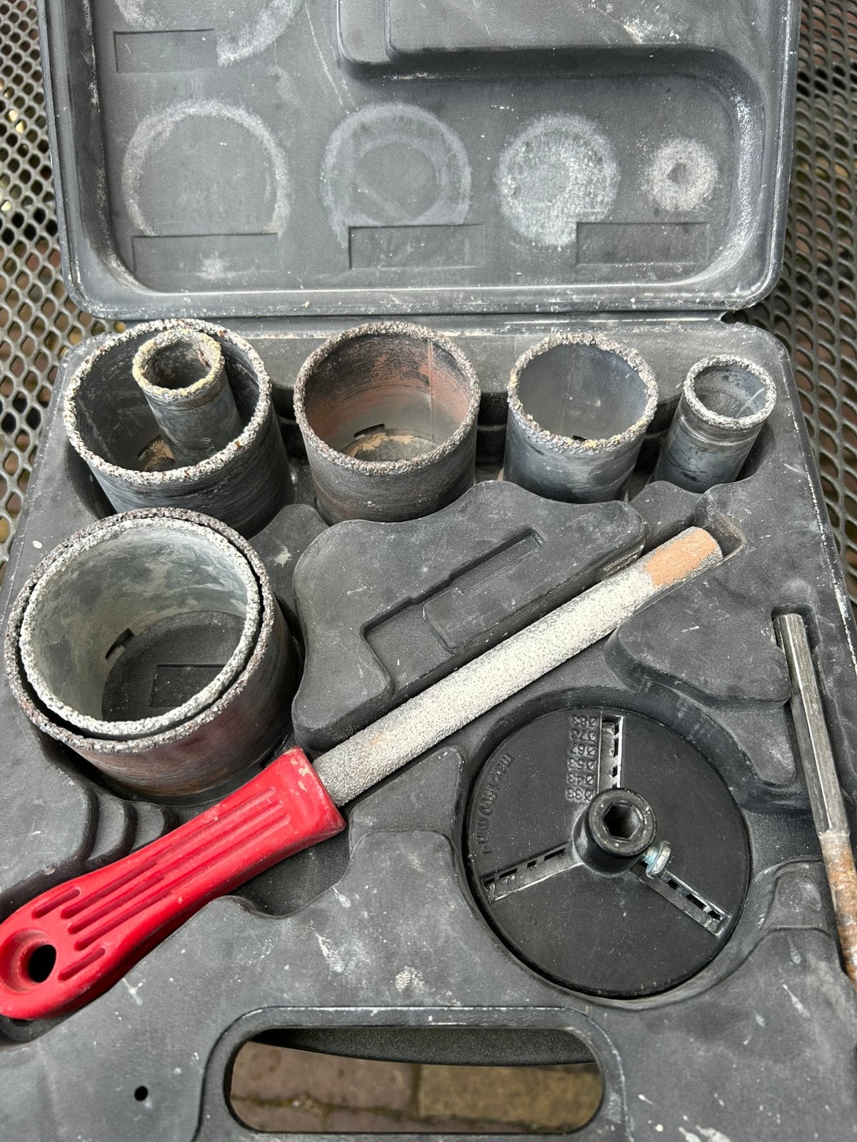 Te koop diamantboor set., Ophalen, Zo goed als nieuw