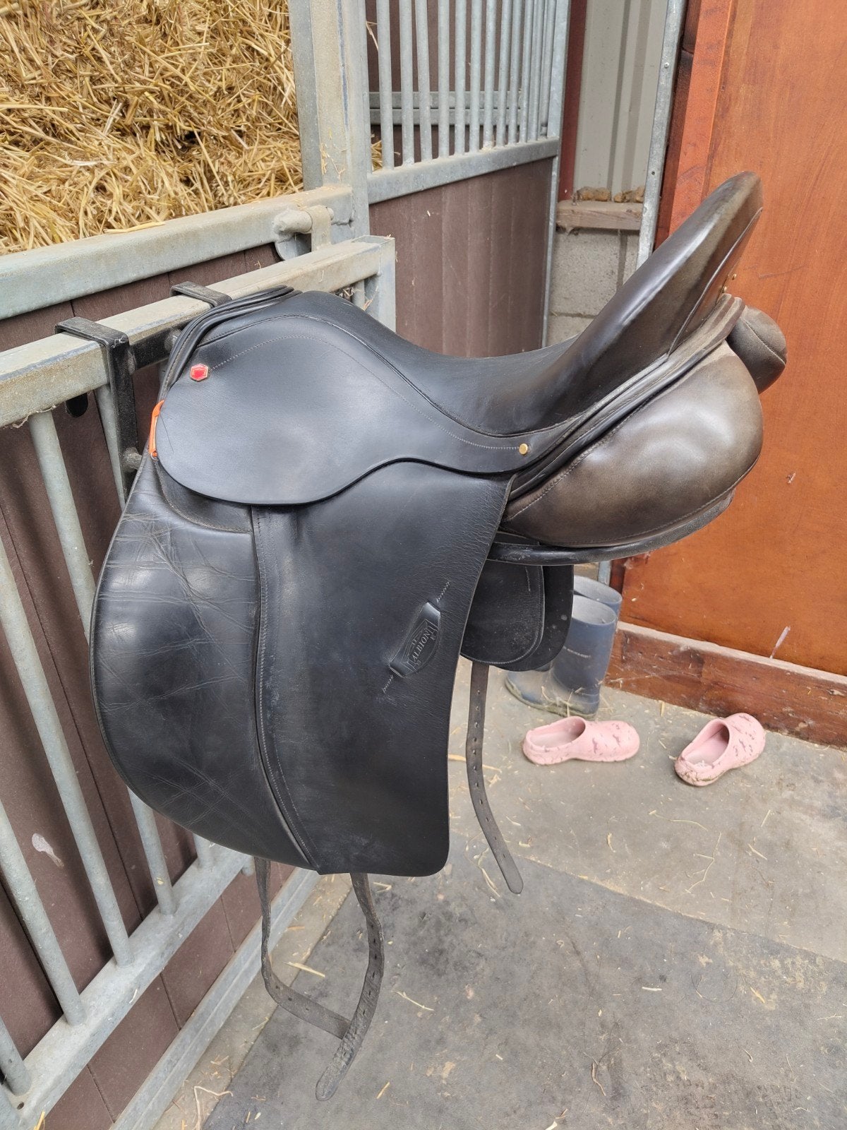 Albion Rijzadel, Dieren en Toebehoren, L (17.5 inch), Gebruikt, Dressuur, Overige merken
