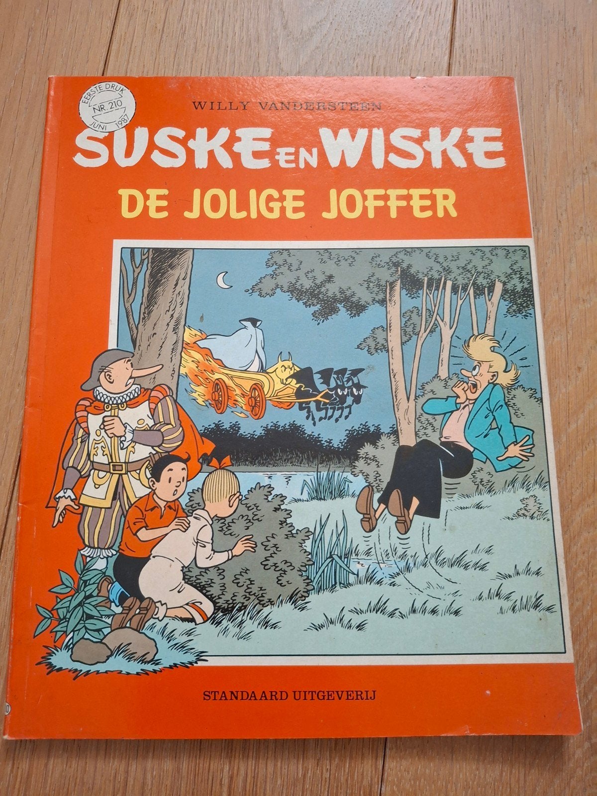 Suske en Wiske De Jolige joffer 210, Willy Vandersteen, Eén stripboek, Ophalen of Verzenden, Zo goed als nieuw