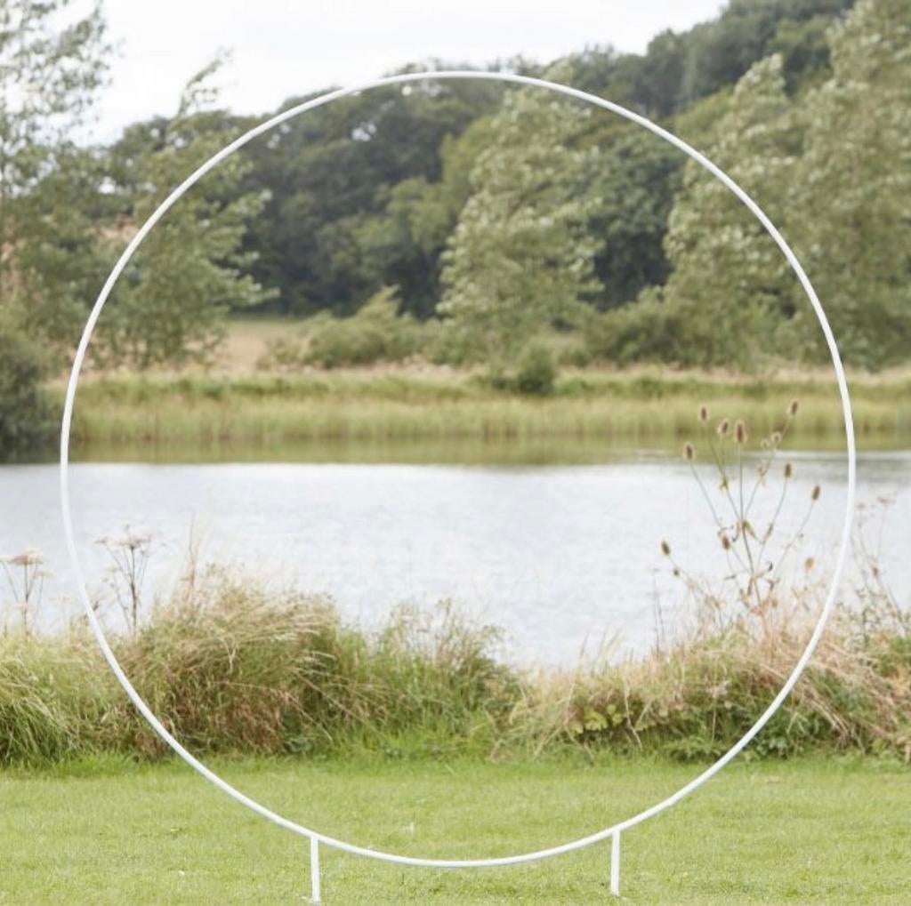 Ronde Backdrop 2 Meter - Perfect voor Feesten & Evenementen, Hobby en Vrije tijd, Feestartikelen, Ophalen, Gebruikt, Versiering