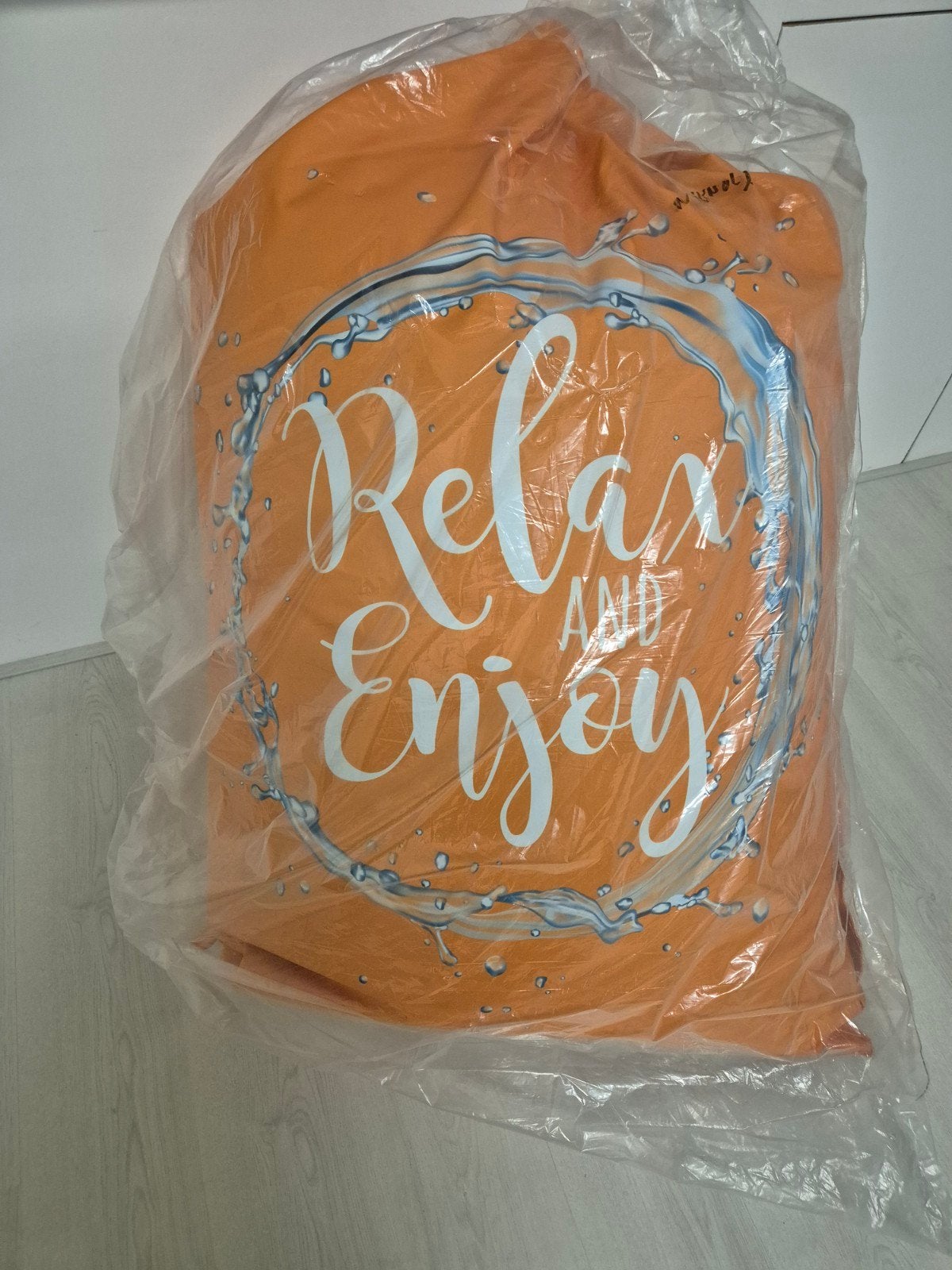 Oranje Zitzak Spa - Nieuw in verpakking, Huis en Inrichting, Zitzakken, Ophalen, Nieuw, Oranje, Zitzak