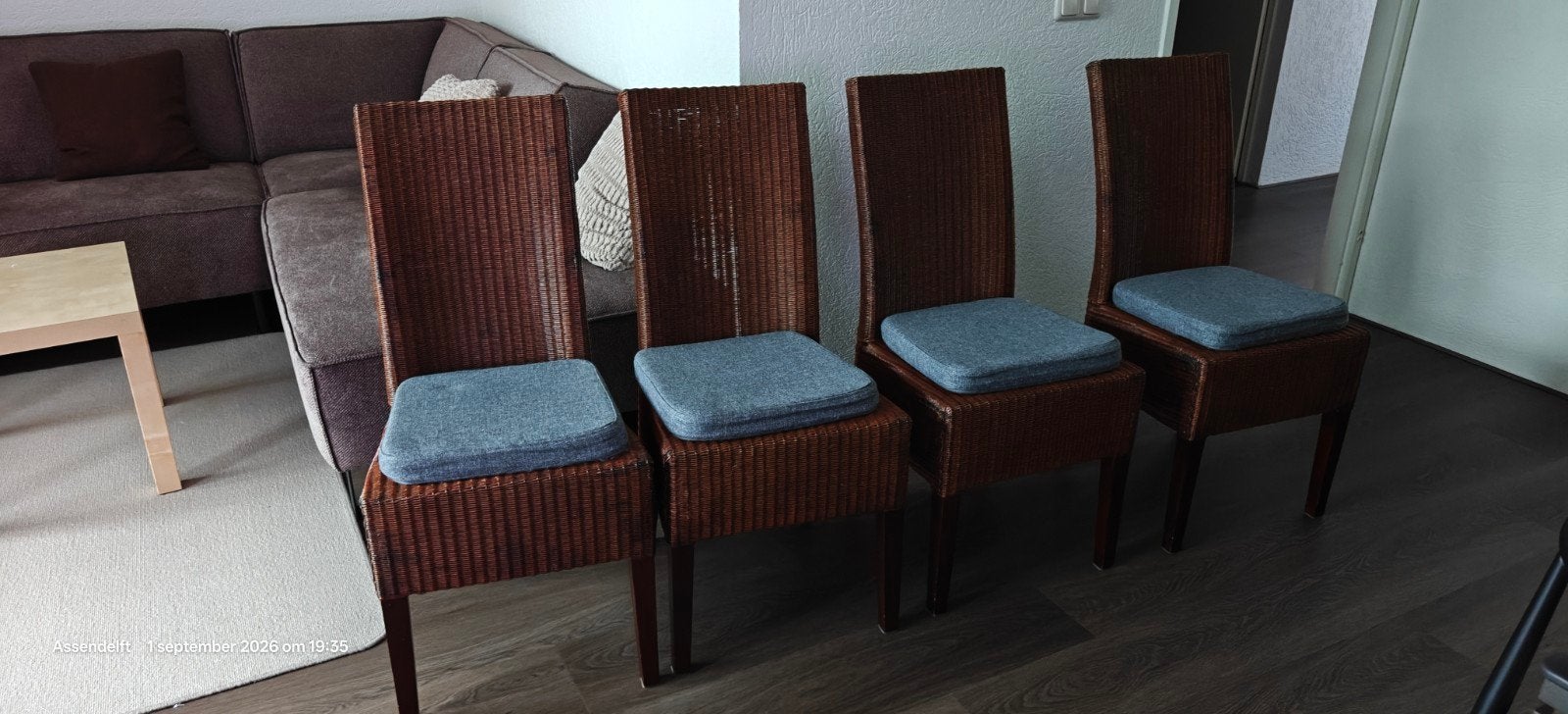 eetkamerstoelen, Ophalen