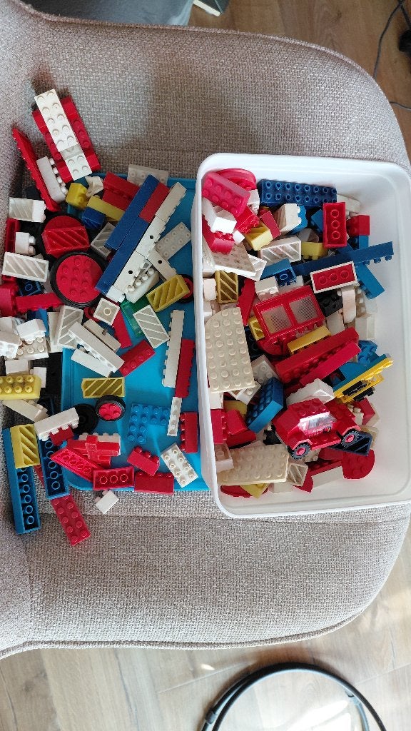 Lego, Ophalen, Gebruikt