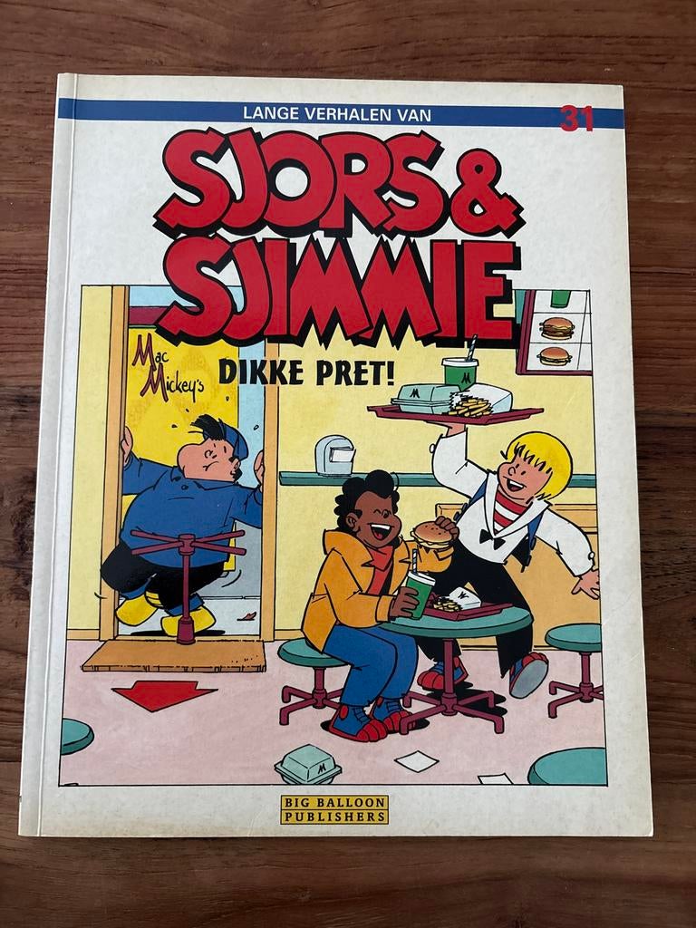 Sjors & Sjimmie Dikke Pret! stripboek, Boeken, Eén stripboek, Ophalen of Verzenden, Gelezen