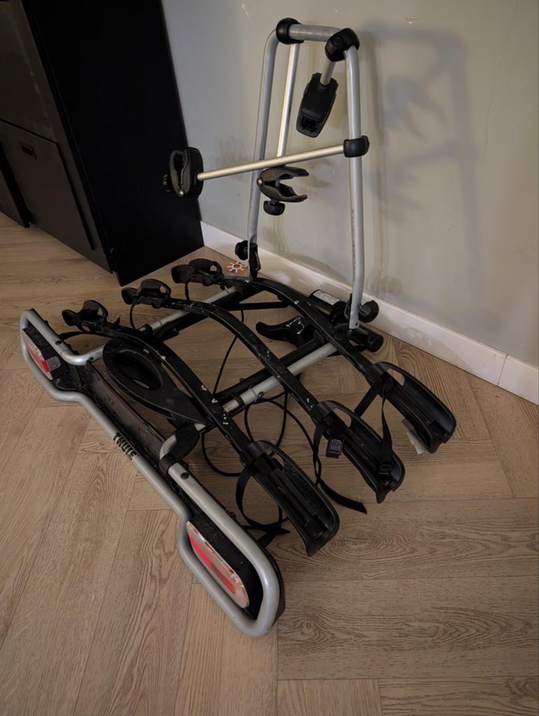 Thule EuroRide fietsendrager voor 3 fietsen, Ophalen of Verzenden, 3 fietsen of meer, Gebruikt, Trekhaakdrager