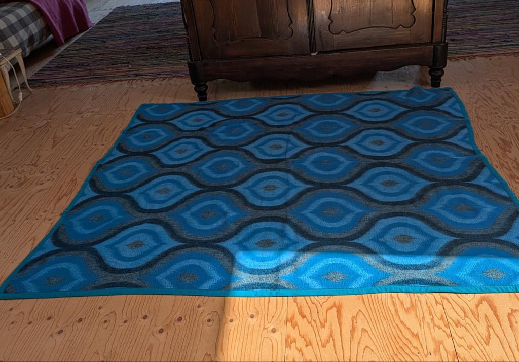 Blauwe deken Bondormir, Gebruikt, Eenpersoons, Blauw, Ophalen of Verzenden