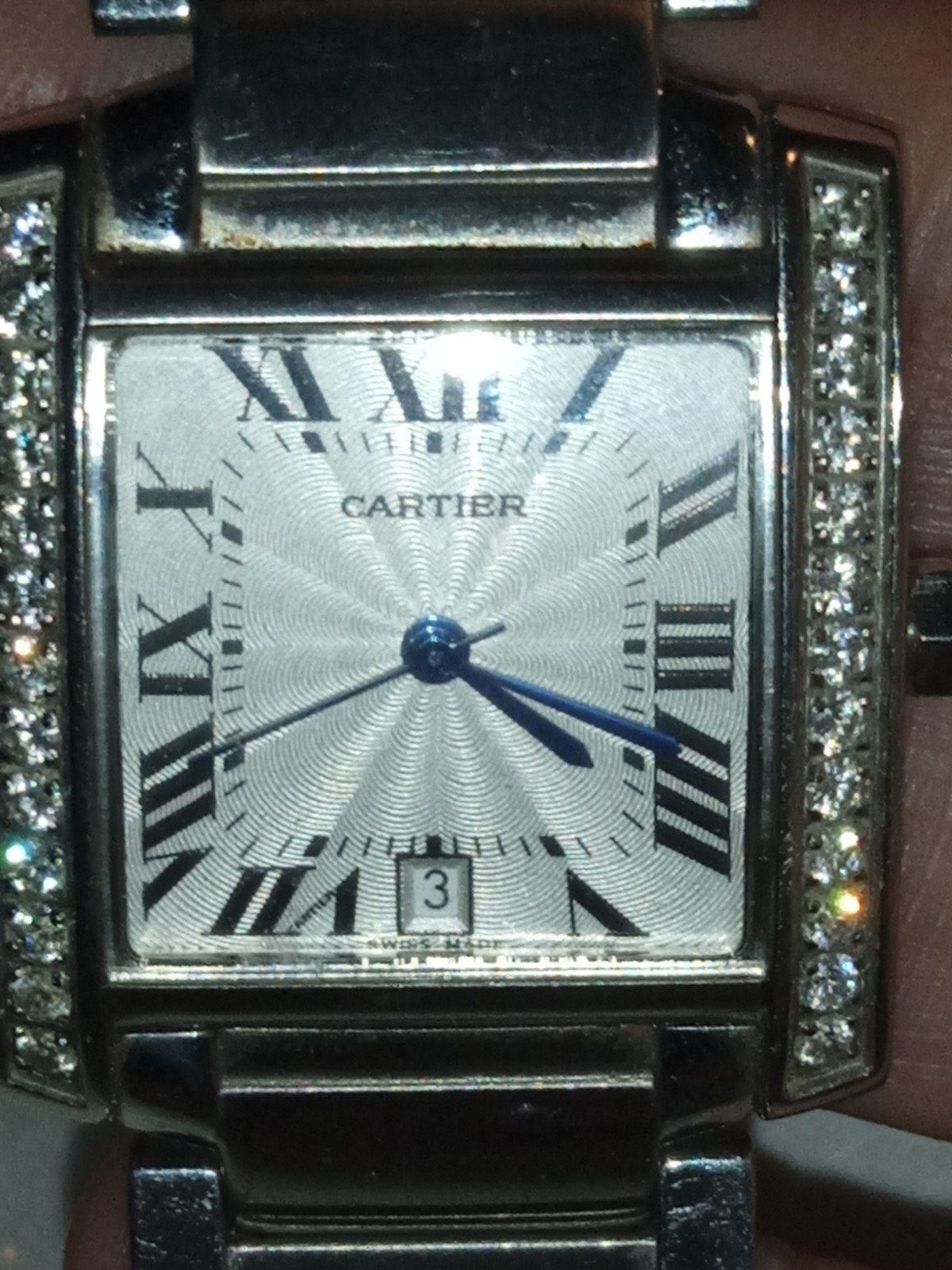 Cartier Monster Horloge met Diamanten 3 Karaat, Verzenden, Zo goed als nieuw
