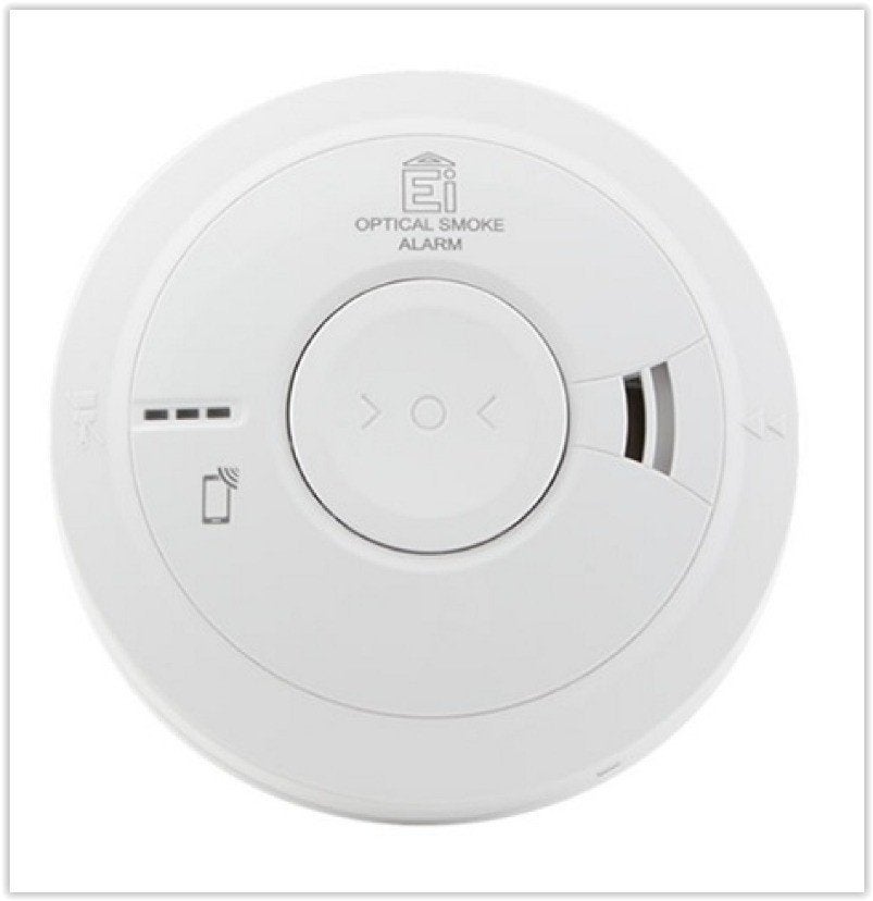 Ei 3016 rookmelder 230V met lithium back-up, Ophalen, Nieuw, Detector, Sensor of Melder, Rook