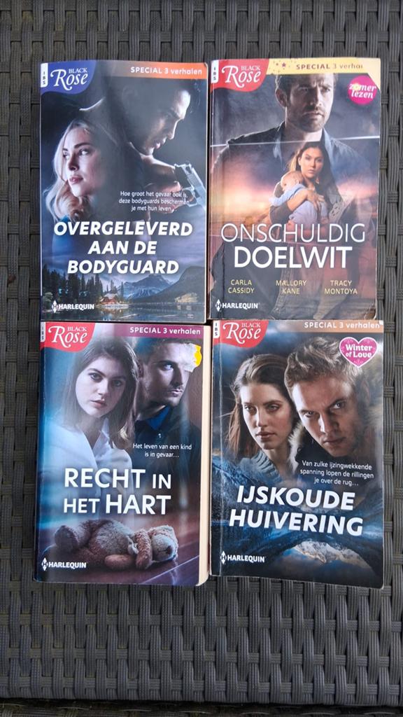 4x Black Rose boeken - Romantische spanning, Boeken, Ophalen of Verzenden, Gelezen