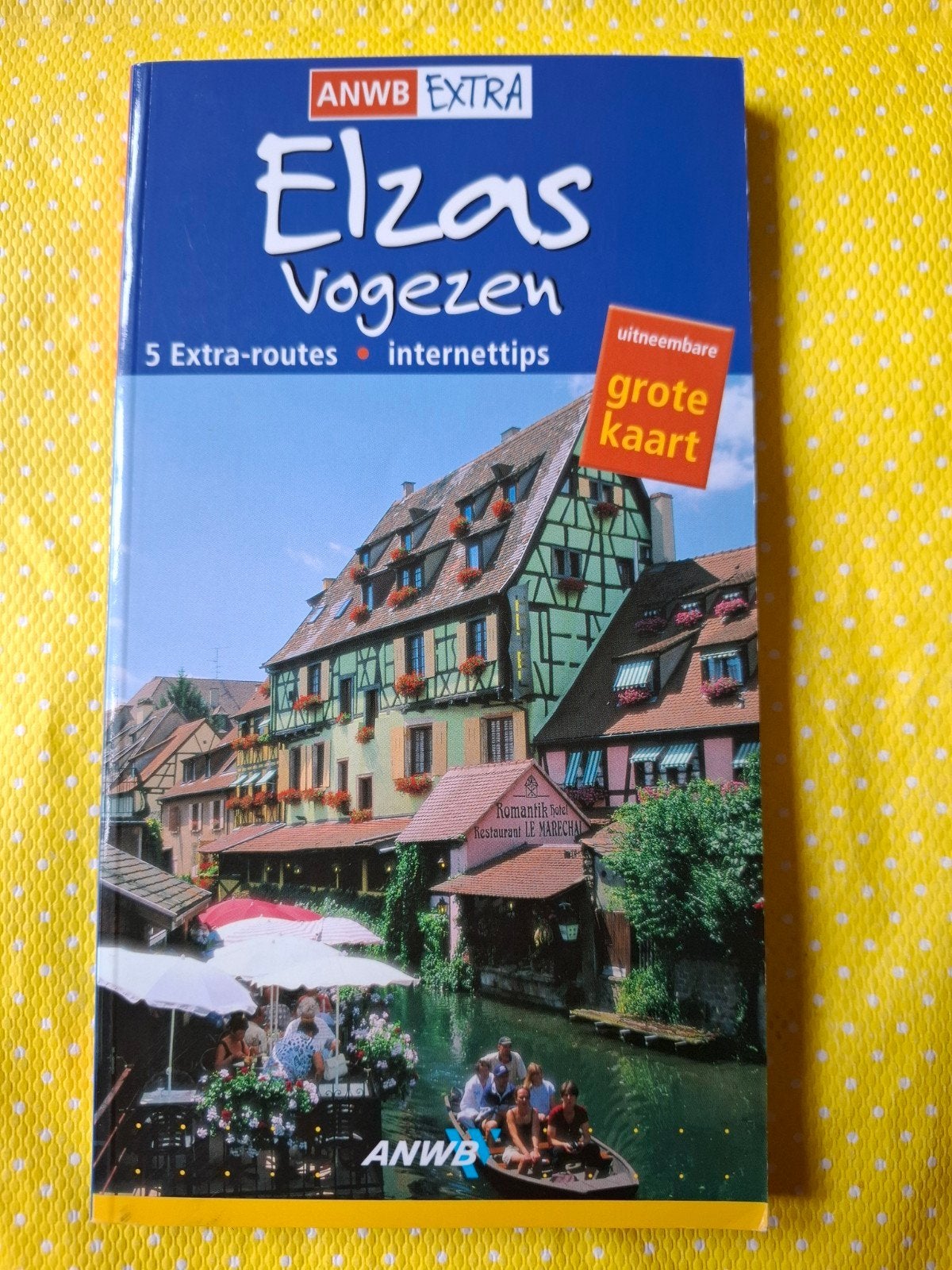 ANWB Extra Elzas Vogezen Reisgids met kaart, Boeken, Gelezen, Europa, Ophalen of Verzenden, Reisgids of -boek