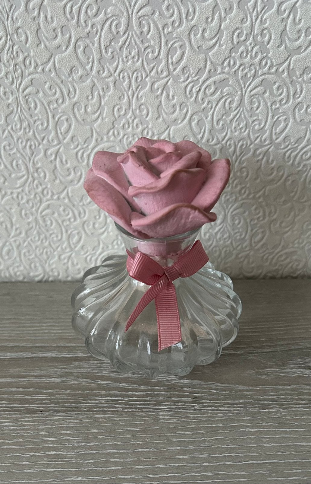 Schattige interieur parfum diffuser, Brocante, Roze, Ophalen of Verzenden, Zo goed als nieuw