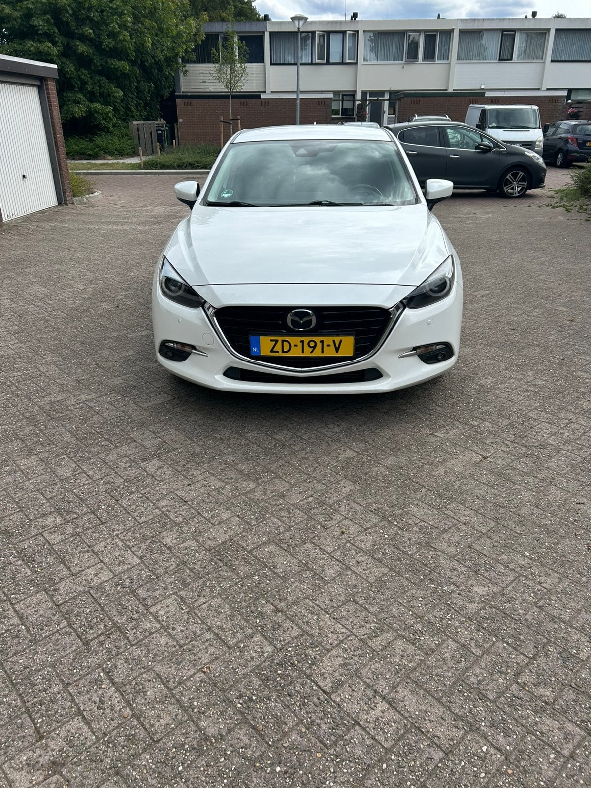 Mazda 3 Skyactiv-d 150 pk 2018 Wit, Auto's, Mazda, Voorwielaandrijving, 4 cilinders, 150 pk, Wit