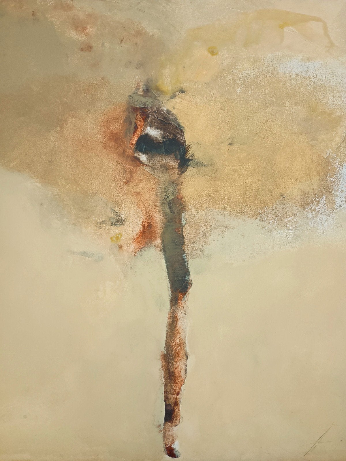 Schilderij 'Lotus' van Hengki, Ophalen