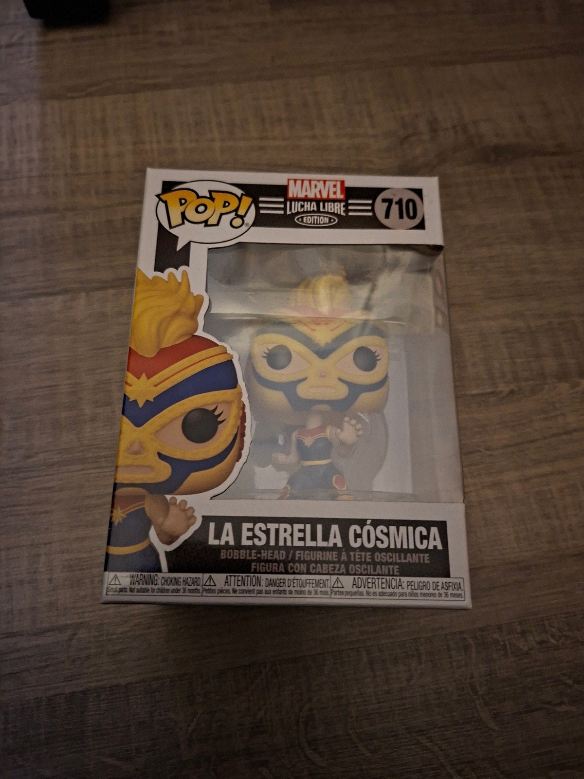 Funko Pop! Marvel Lucha Libre La Estrella Cósmica #710, Ophalen of Verzenden, Zo goed als nieuw