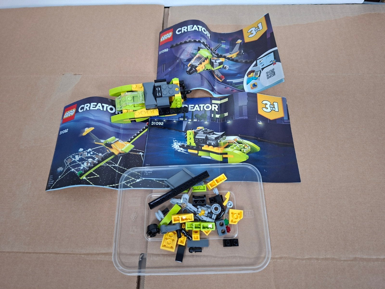 Lego Creator 31092 Helikopter Avontuur 3-in-1, Gebruikt, Lego, Inclusief instructies, Ophalen of Verzenden