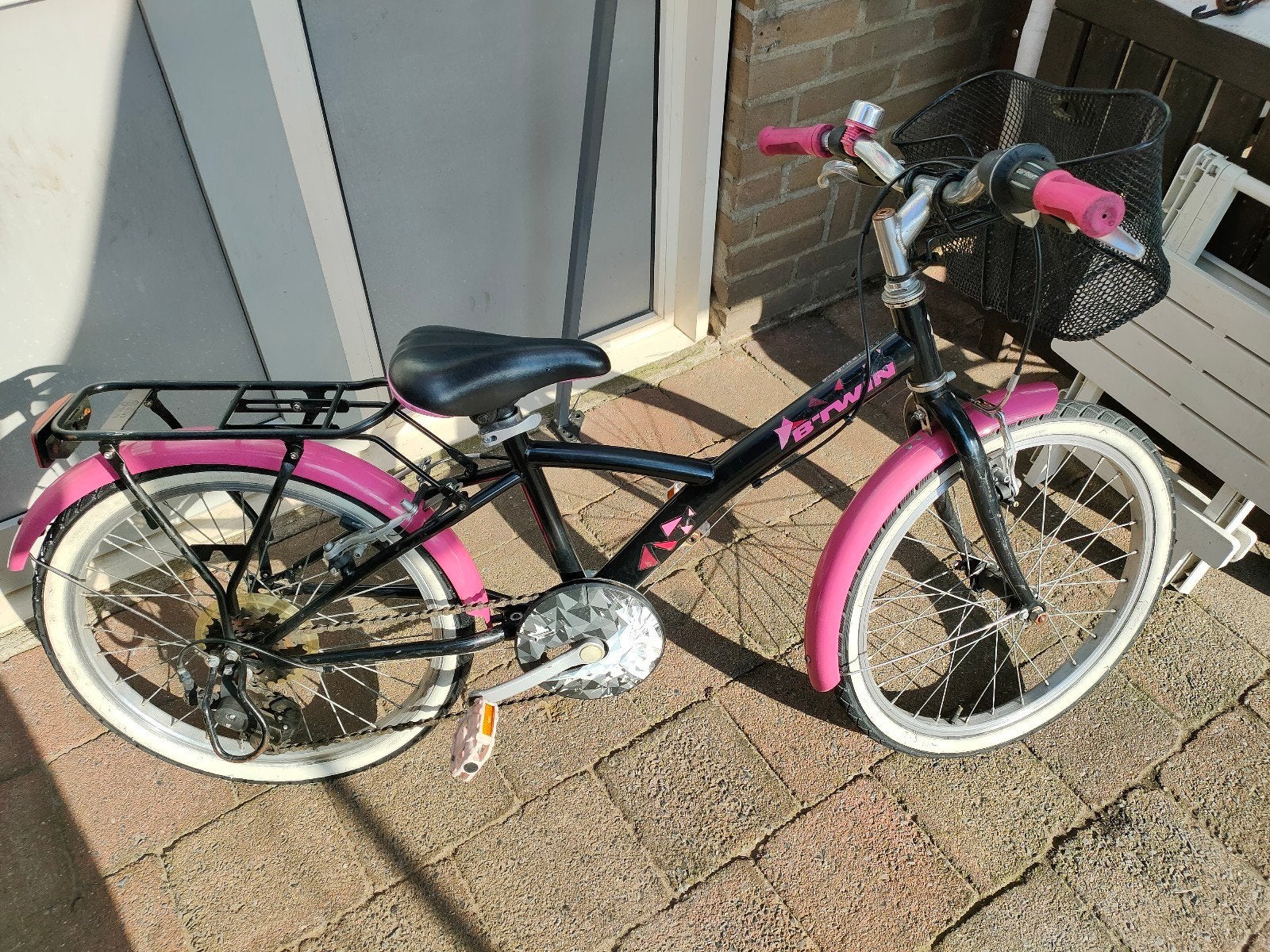 20 inch B-twin Original 500 en 6 versnellingen, Ophalen, Zo goed als nieuw, Minder dan 10 versnellingen, Velgrem