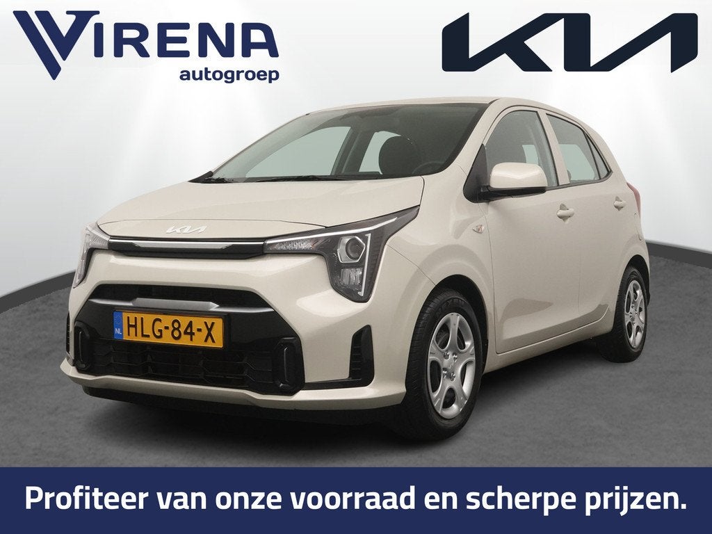 Kia Picanto 1.0 DPI DynamicLine Airco - Apple Carplay/Androi, Voorwielaandrijving, Stof, Met garantie (alle), 4 stoelen