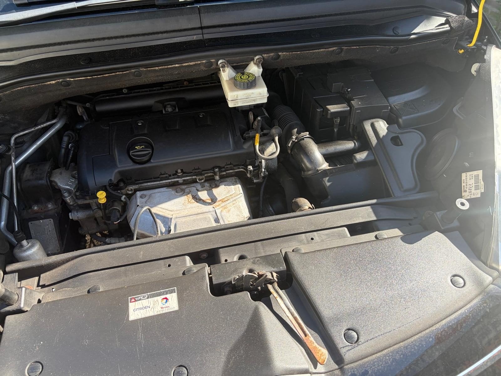 Citroën C4 1.6 VTI 2010 Zwart, Auto's, Voorwielaandrijving, Stof, Zwart, 4 cilinders