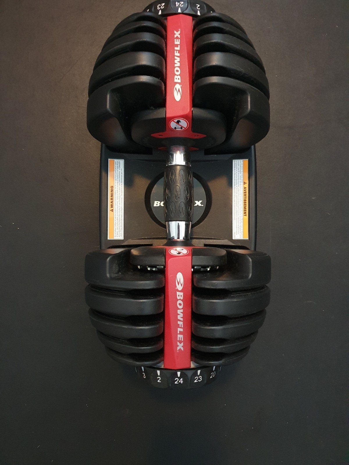 Bowflex verstelbare dumbel 24 kg, Sport en Fitness, Ophalen, Zo goed als nieuw, Dumbbell