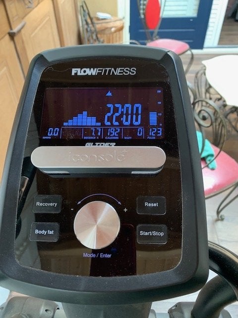 Crosstrainer Flowfitness, Ophalen, Zo goed als nieuw, Crosstrainer, Metaal