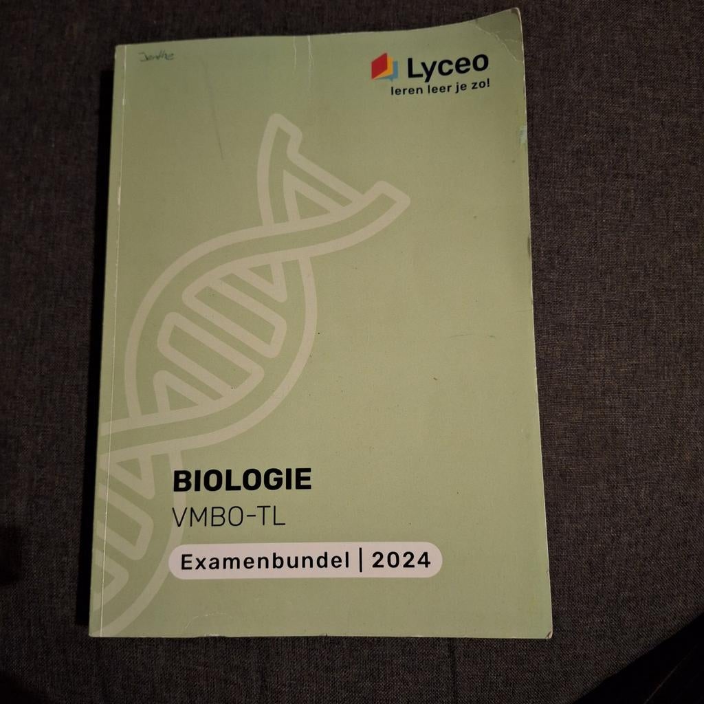 Lyceo VMBO-tl Biologie Examenbundel 2024, Ophalen of Verzenden, Beta