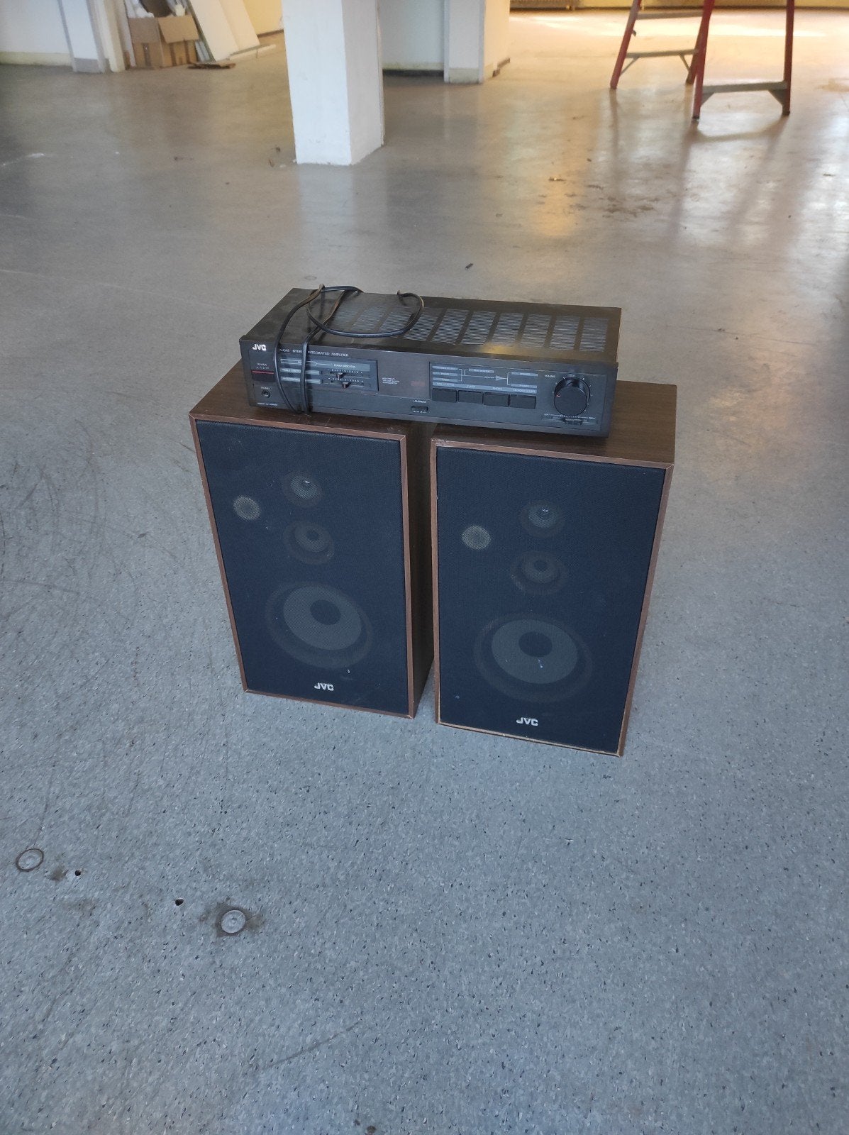 JVC Stereo Versterker A-GX1B met Speakers, Ophalen, Gebruikt, Speakers, JVC