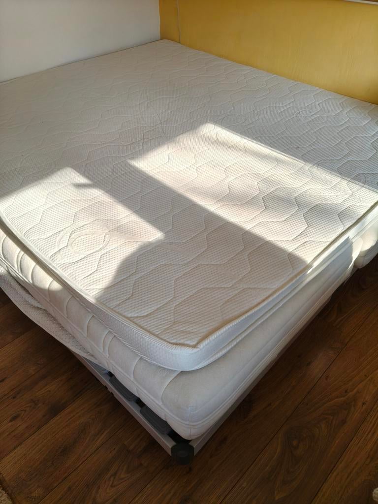 2 persoonsbed, Ophalen, Gebruikt, Tweepersoons, 90 cm