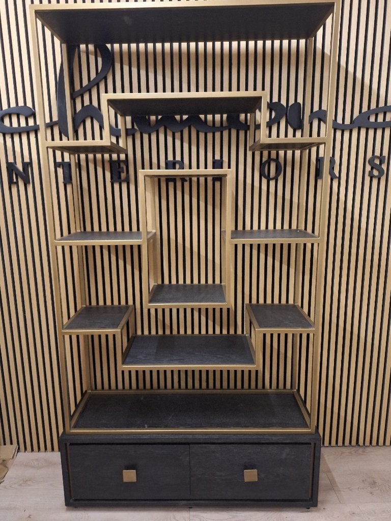 wand vakkenkast met laden model Hunter *Richmond Interiors*, Ophalen, Richmond Interiors, 200 cm of meer, Nieuw