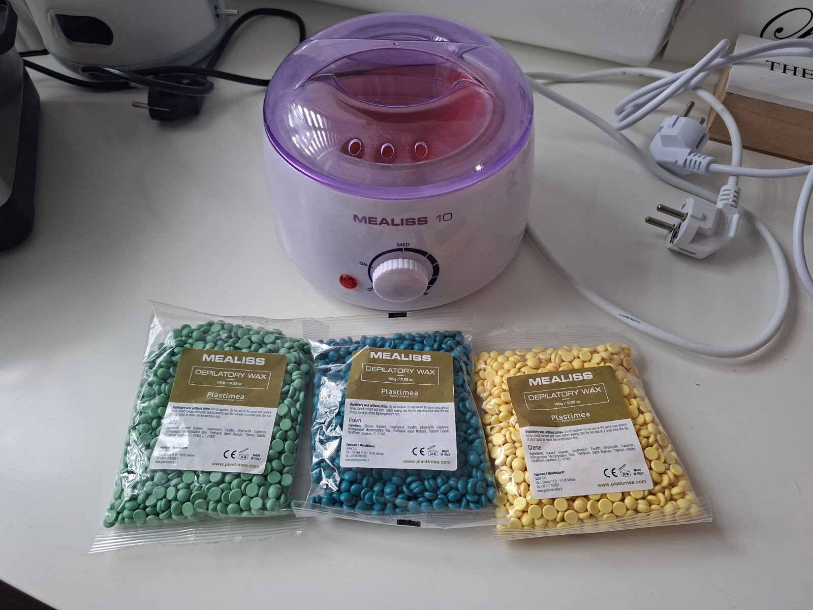 Mealiss 10 waxapparaat met 3 zakjes wax, Ophalen, Gebruikt, Overige typen