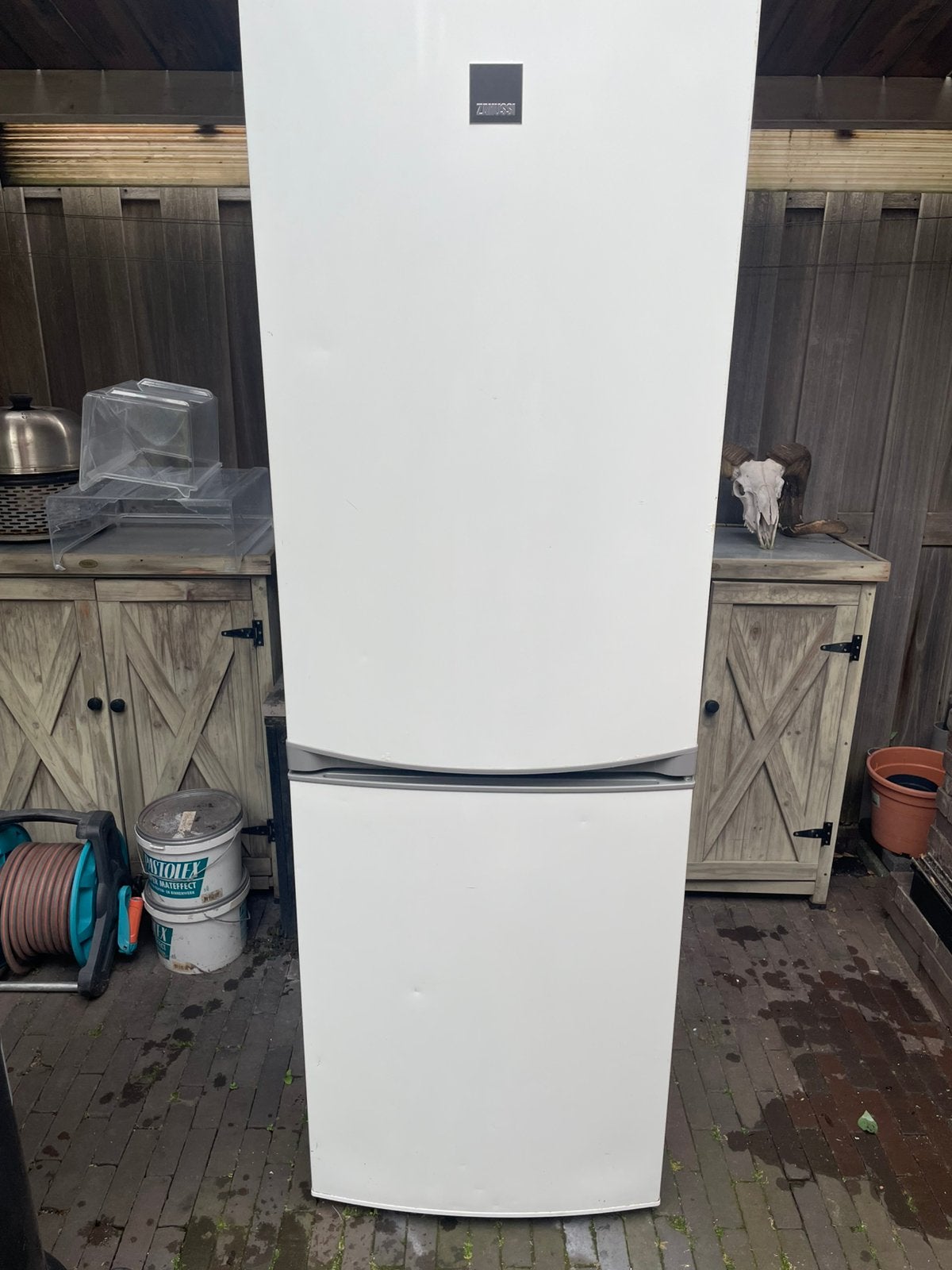 Zanussi ijskast / vriezer, Ophalen, Gebruikt, 200 liter of meer, 60 cm of meer